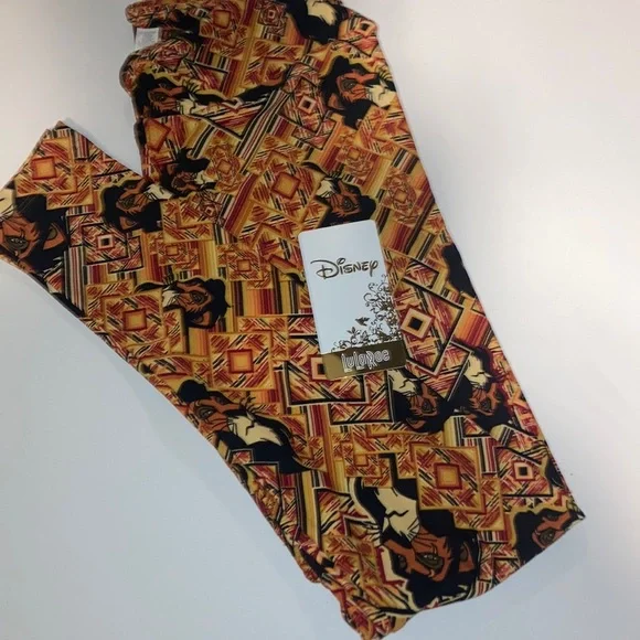Disney LuLaRoe Lion King Leggings Scar - Picture 1 of 4